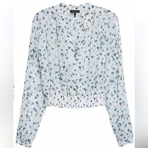 RAG & BONE Calista Sheer Floral Top